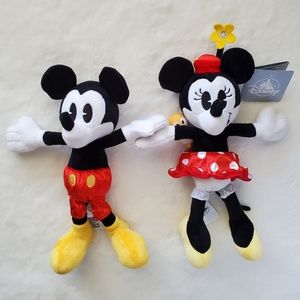 Disney Parks Minnie and Mickey Plush